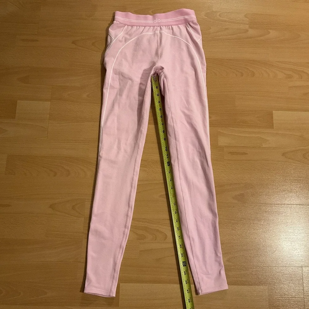 Alo Yoga Airbrush High-Waist Heart Throb Legging Sweet Pink/White XS